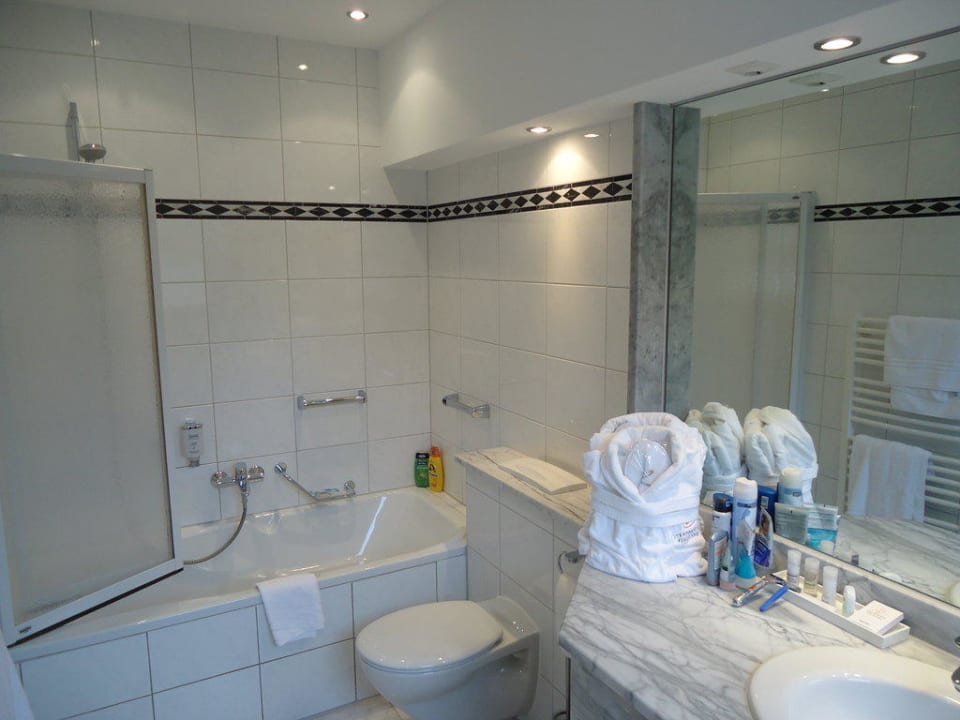 Badezimmer Strandhotel Fischland