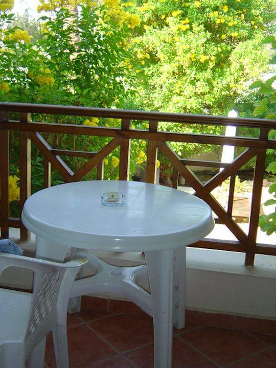 Blick vom Zimmer Ghazala Gardens