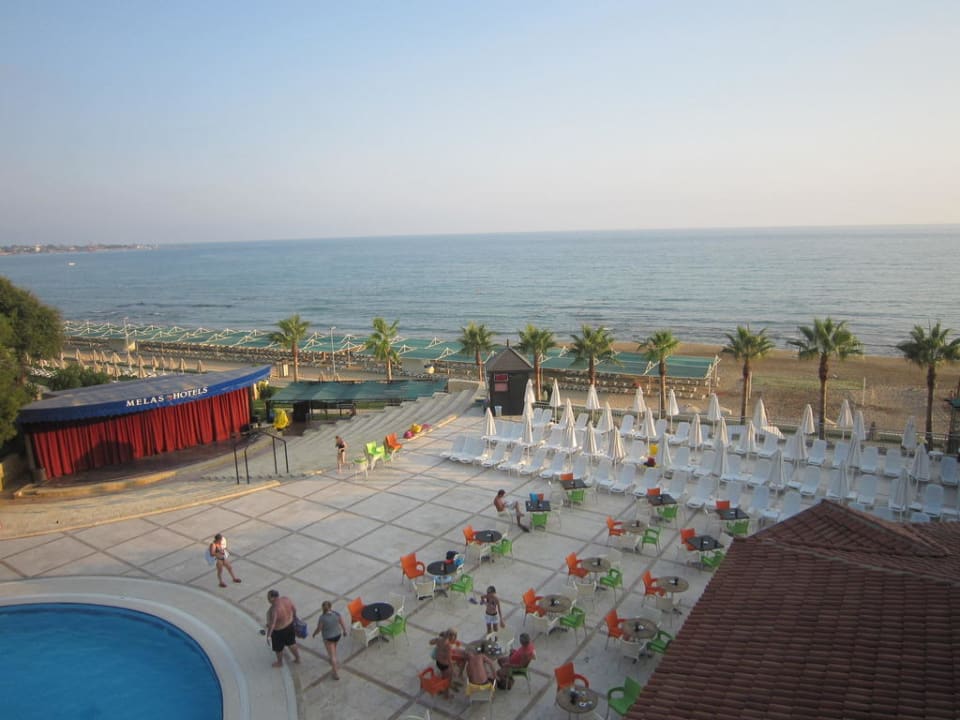 Vue du restaurant turc. Melas Holiday Village