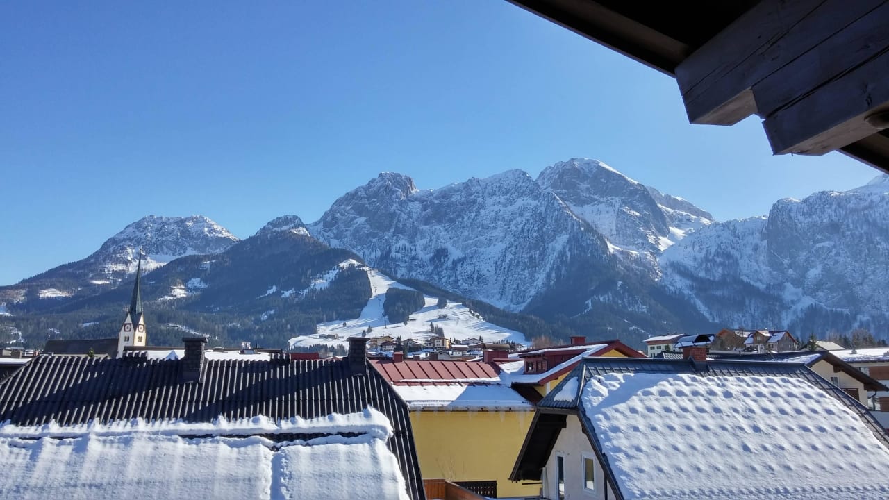 Herrlicher Ausblick vom Zimmer Hotel Gutjahr
