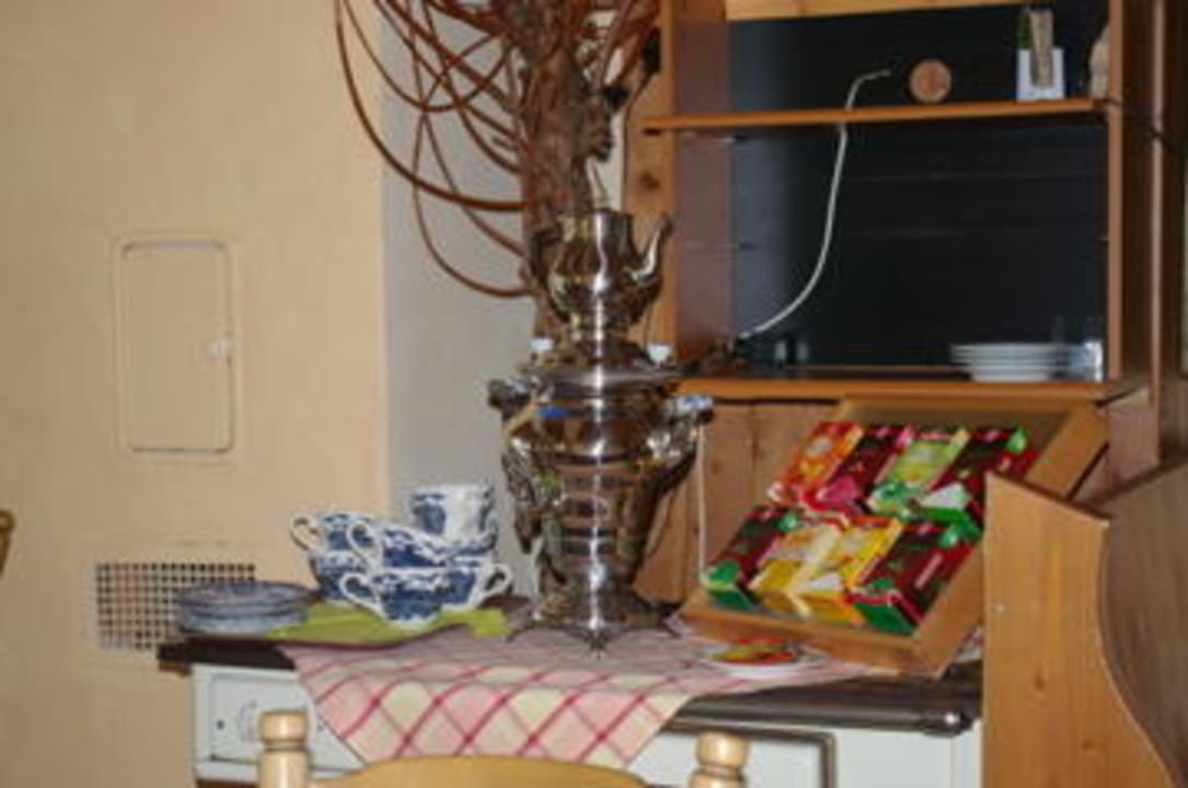 Samowar für Teewasser Gasthof Schwabenhof