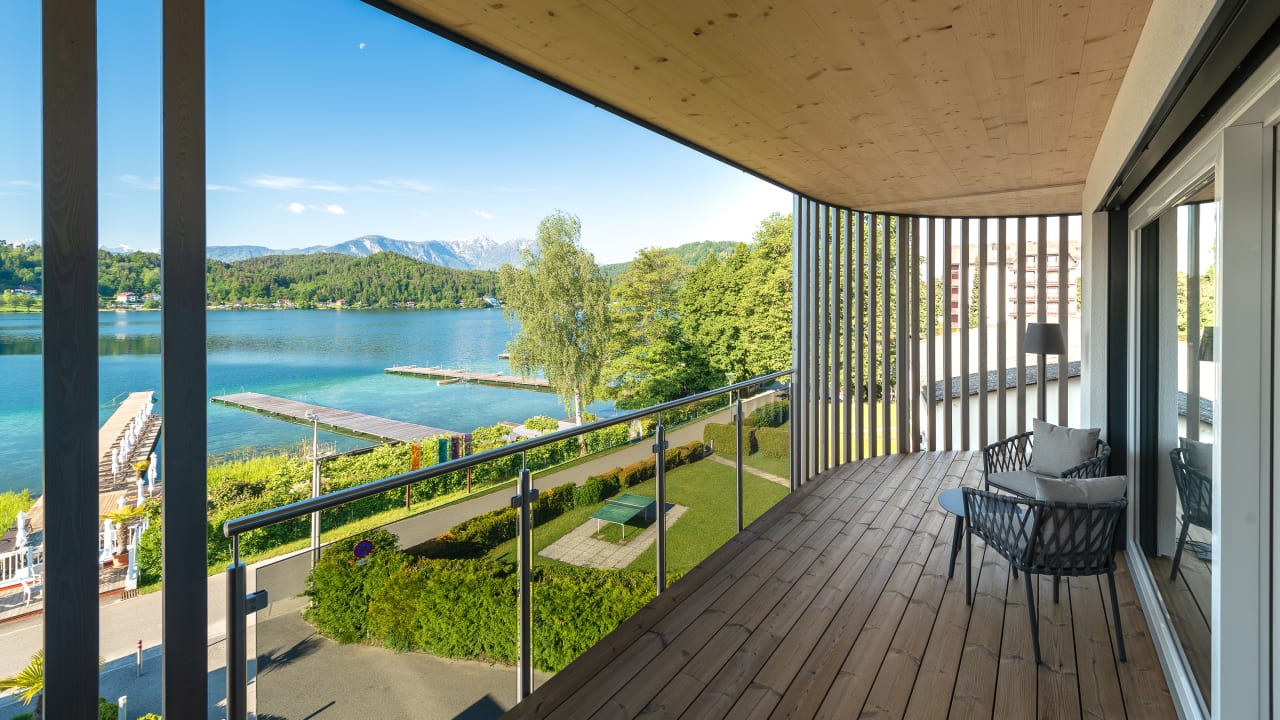 Ausblick Strandhotel Seewirt