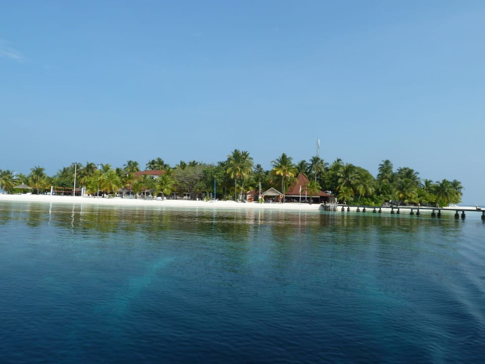 Insel vom Boot aus ananea Diamonds Athuruga