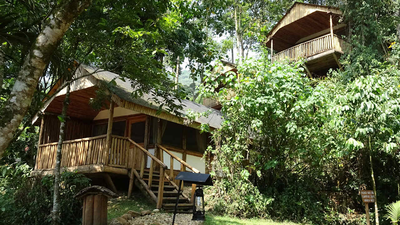 Außenansicht Buhoma Lodge