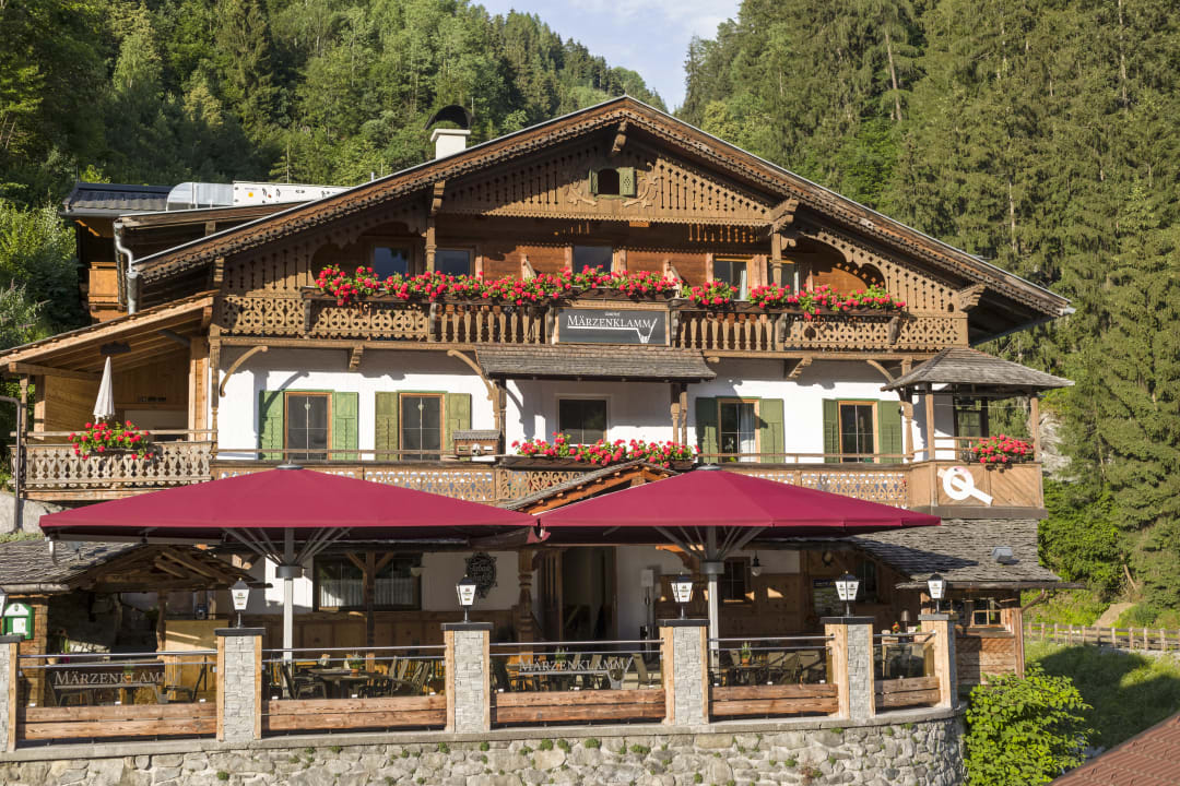 Außenansicht Märzenklamm - Hotel. Gasthof