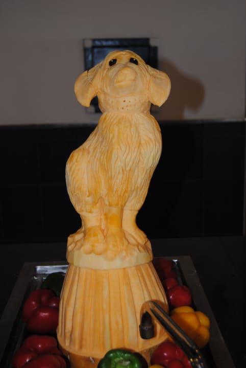 Вот такие фигурки были в на обеде и ужине. Stella Garden Resort & Spa, Makadi Bay