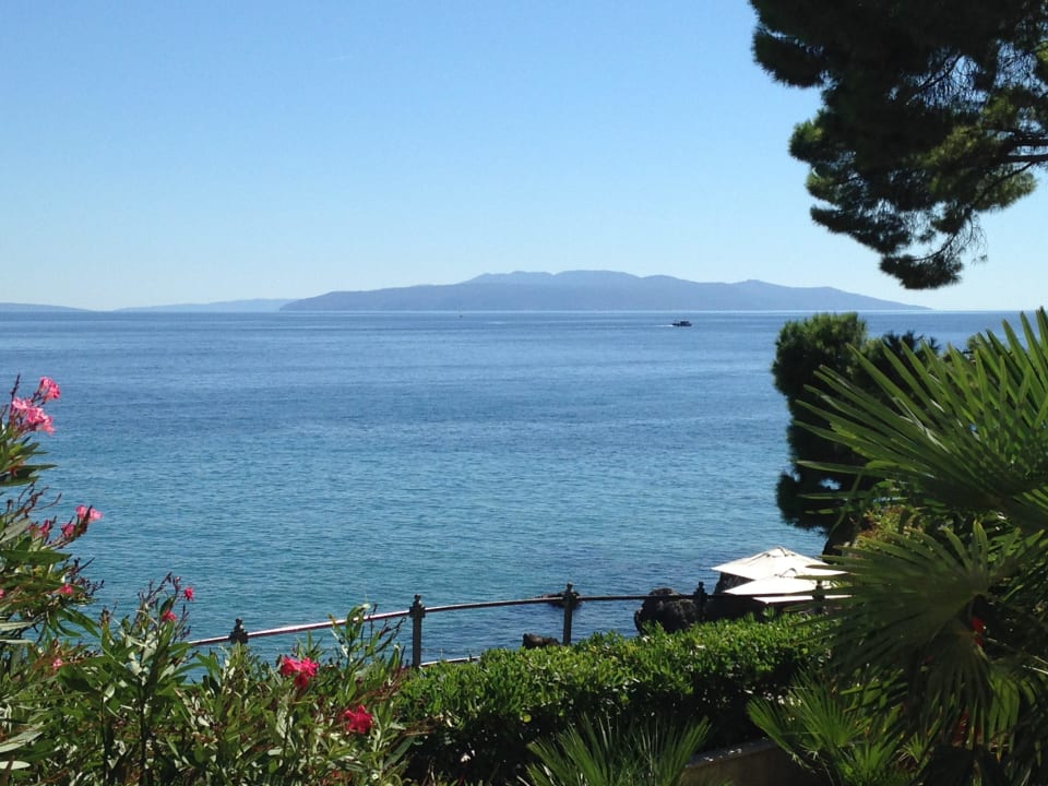 Ausblick von der Terrasse Villa Amalia - Liburnia