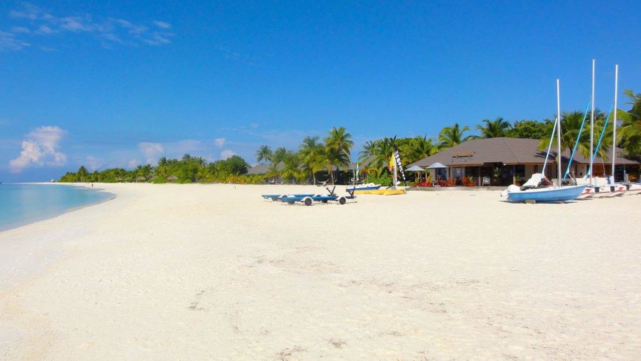 Ausblick Jetty Südstrand Watersport Center Kuredu Kuredu Island Resort & Spa