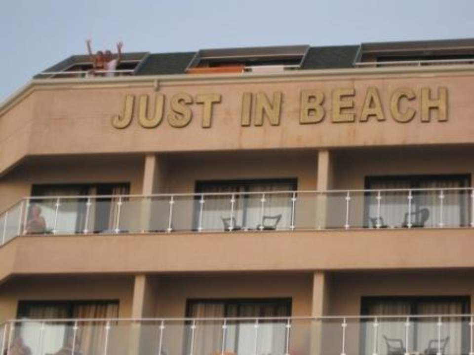Aus Justiniano Beach wird Just In Beach Aska Hotel Just in Beach