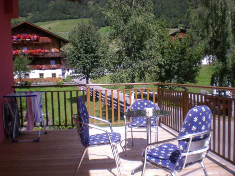 Terrasse App. L 3 Arnika Ferienwohnungen Haus Lasörling