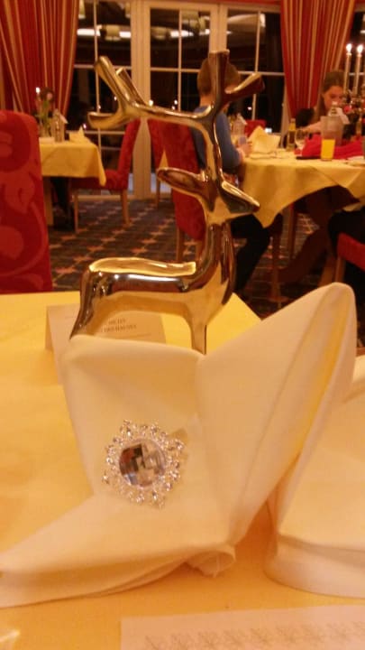 Tischdeko,,,sehr schön Hotel Hubertus