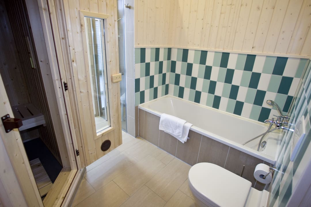 Badezimmer mit Sauna - Typ G Strandhäuser am Leuchtturm