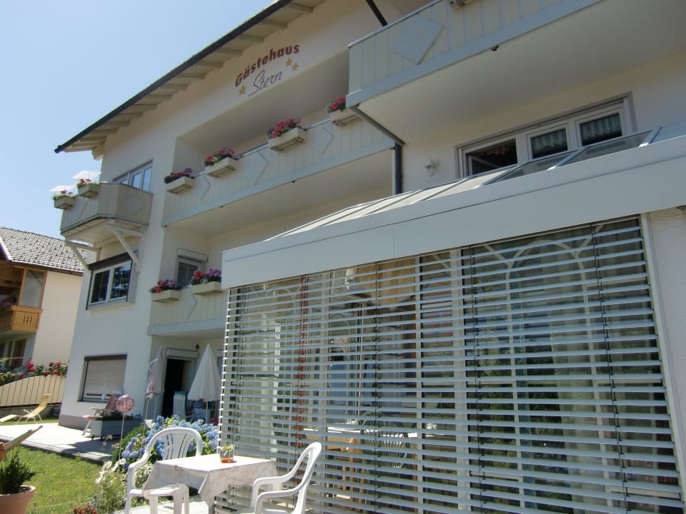 Blick auf das Gästehaus Gästehaus Pension Stern