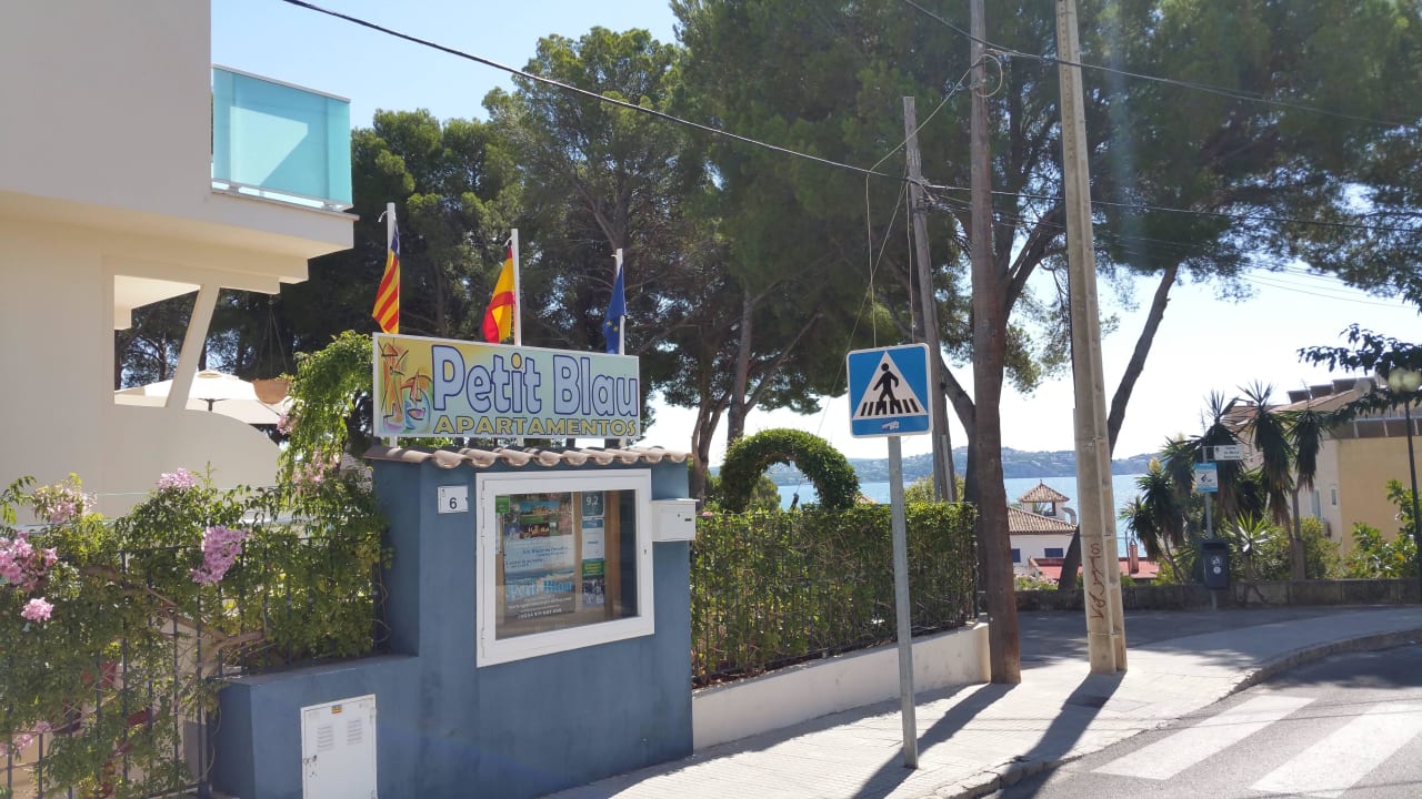 Petit Blau aus Richtung Es Fasset Apartments Petit Blau