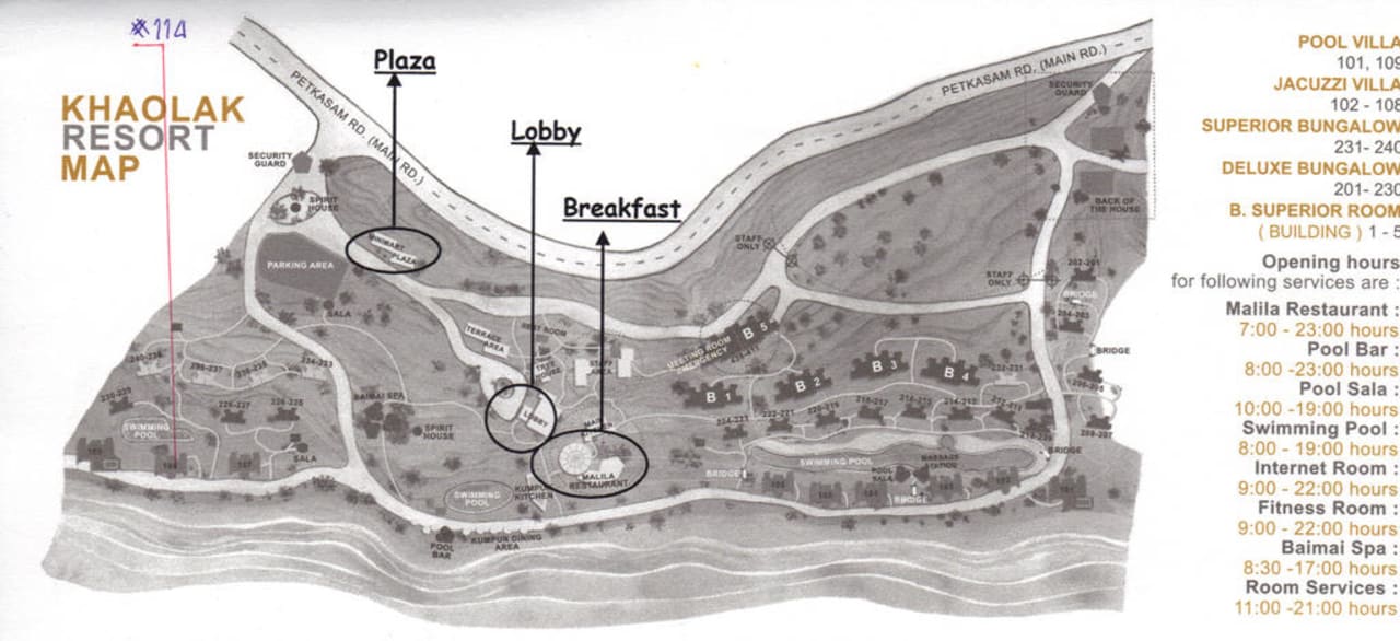 Lageplan Moracea by Khao Lak Resort