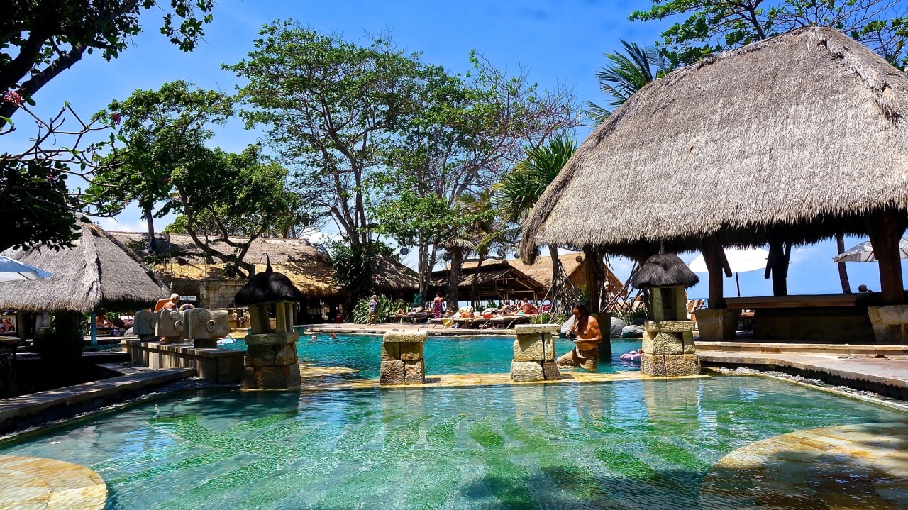 Blick auf den Pol Novotel Bali Benoa Hotel