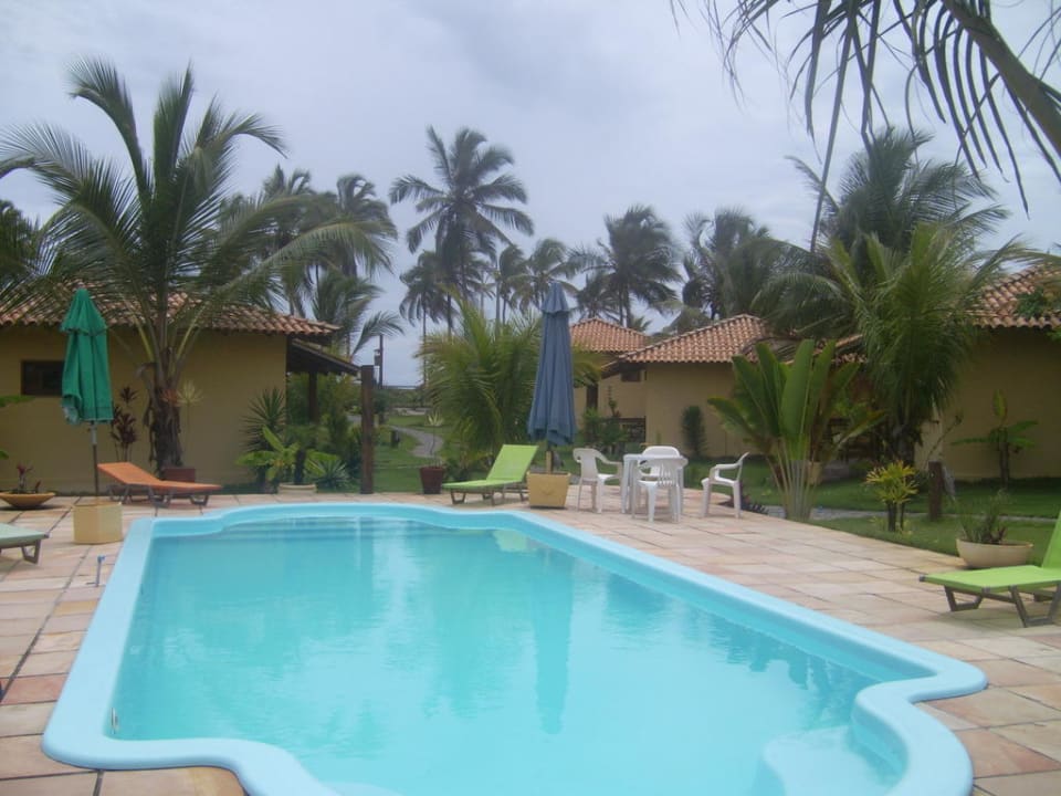 Blick vom Pool Bahia Domizil Bungalows