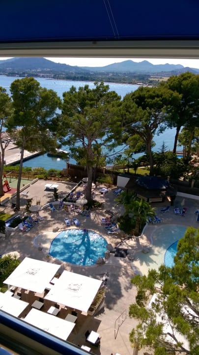 Ausblick vom Zimmer Hipotels Eurotel Punta Rotja Golf & Spa