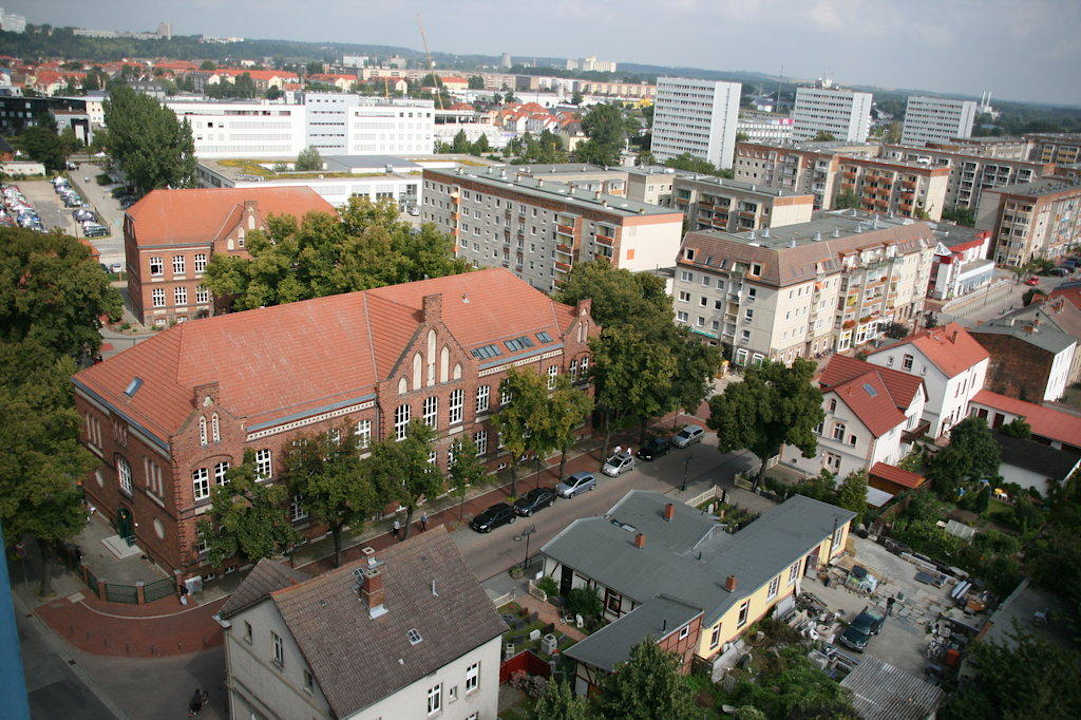 Blick aus dem Fenster Hotel Am Ring