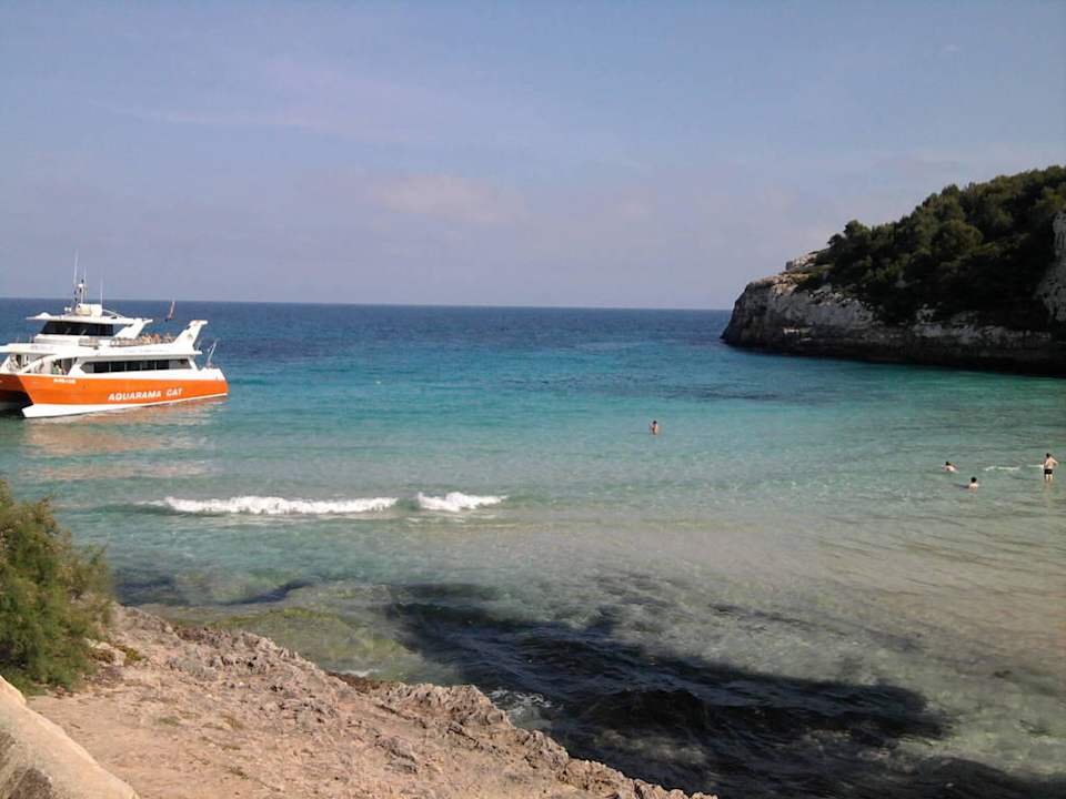 Blick von der Hotelbucht Flipflop Cala Romantica