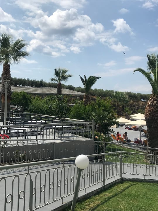 Ausblick Akrathos Beach Hotel