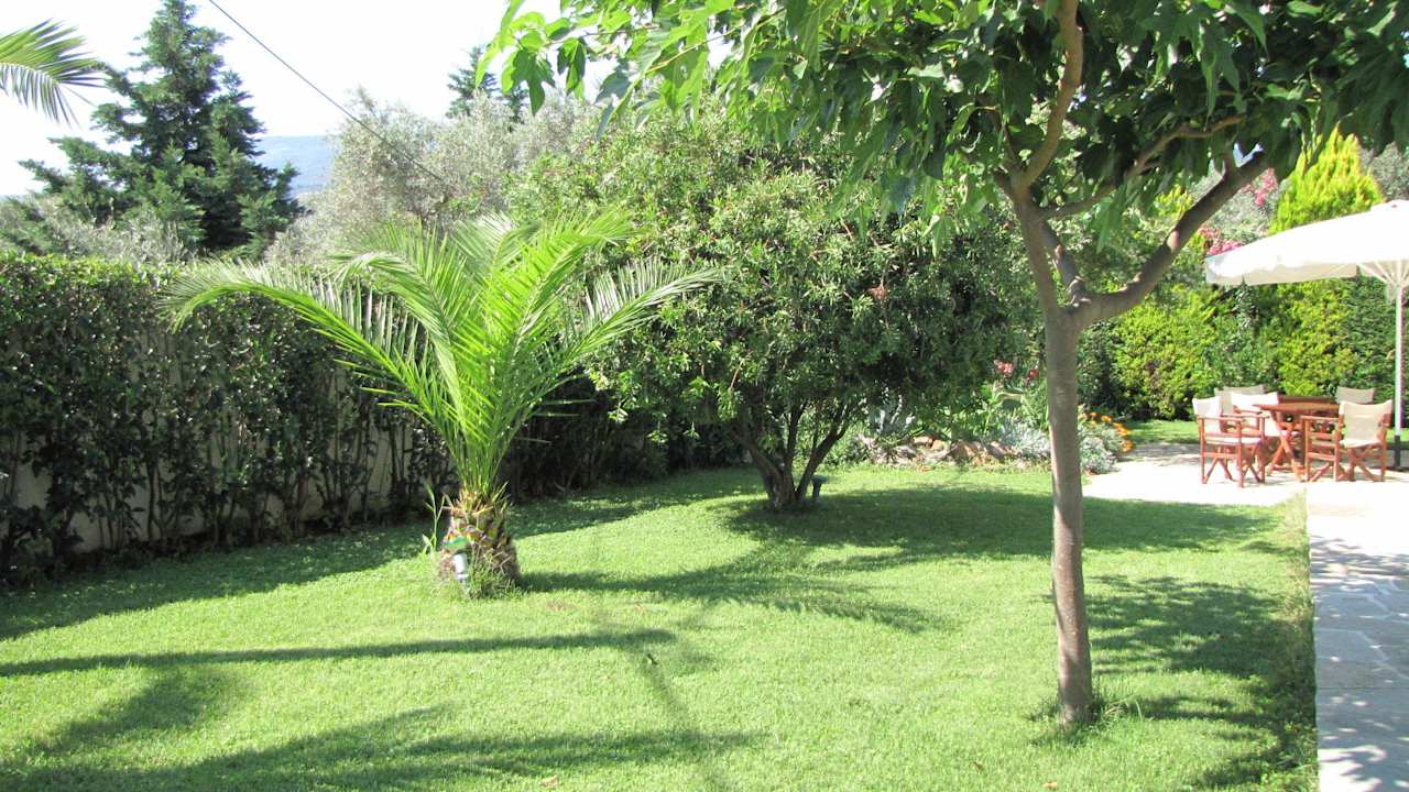 Teilansicht des Gartens Hotel Palirria