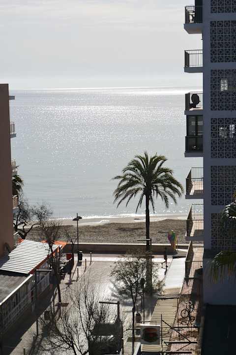 Meerblick von der Dachterrasse Hostel Los Alamos