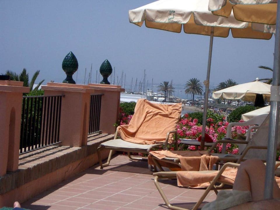 Blick von der Hallenbadterrasse Hotel El Fuerte Marbella