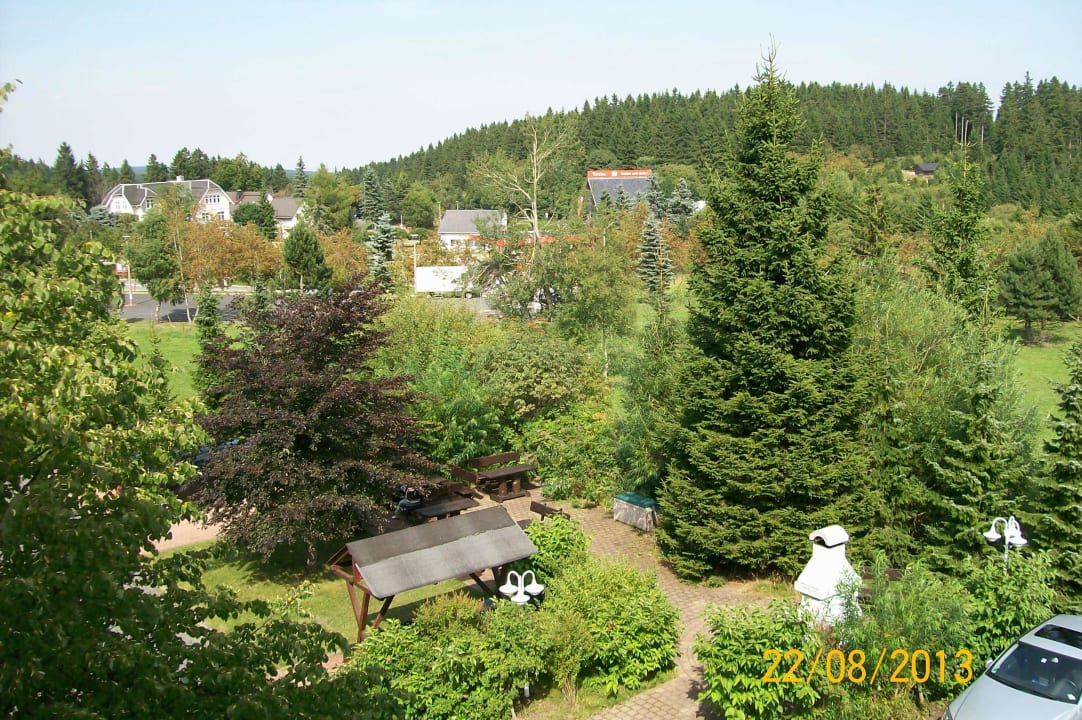 Aussicht vom Zimmer Aparthotel Oberhof