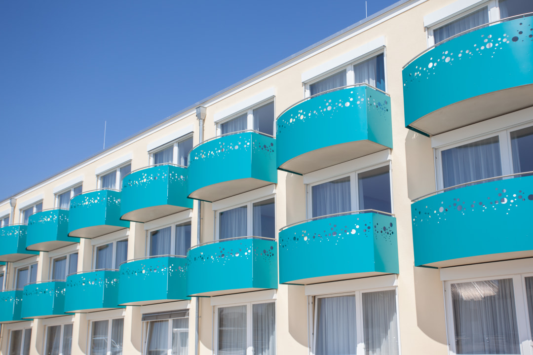 Außenansicht Victory Gästehaus an der Therme Erding