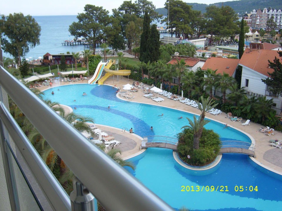 Vom Balkon aus fotografiert, ein schöner Blick DoubleTree by Hilton Antalya-Kemer