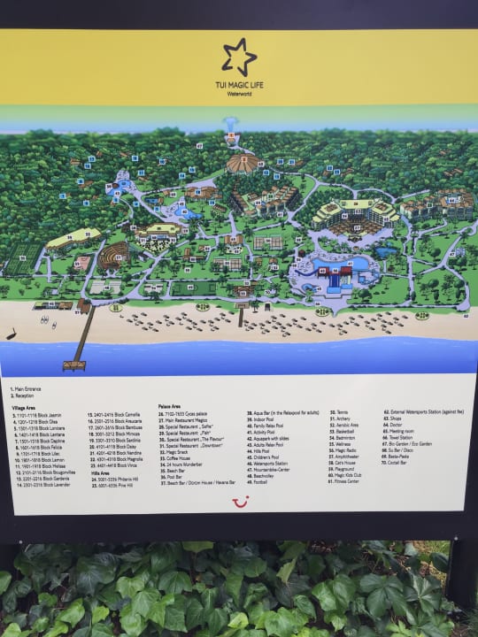 Lageplan Waterworld Asteria Family Belek