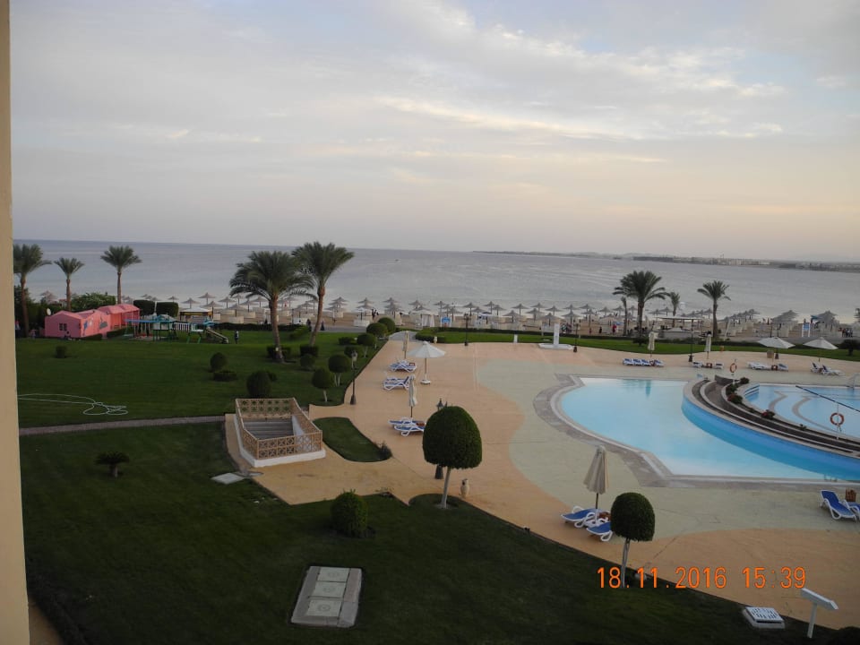 Blick vom Balkon Old Palace Resort Sahl Hasheesh