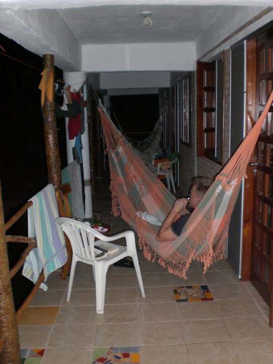 Hängematte bei Nacht Hotel Pousada Tropical Wind