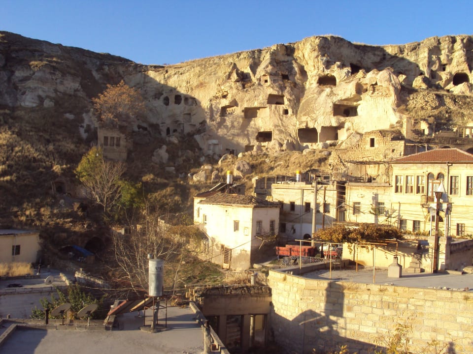 Aussicht von Fenster aus Hotel Dede