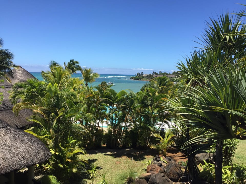 Erster Blick nach Ankunft Maritim Resort & Spa Mauritius