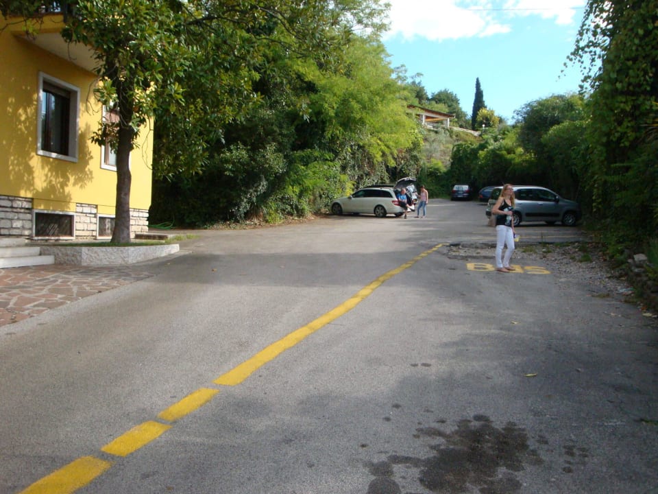 Parkplatz Nummer 1 vorm Hotel Residenza Panorama