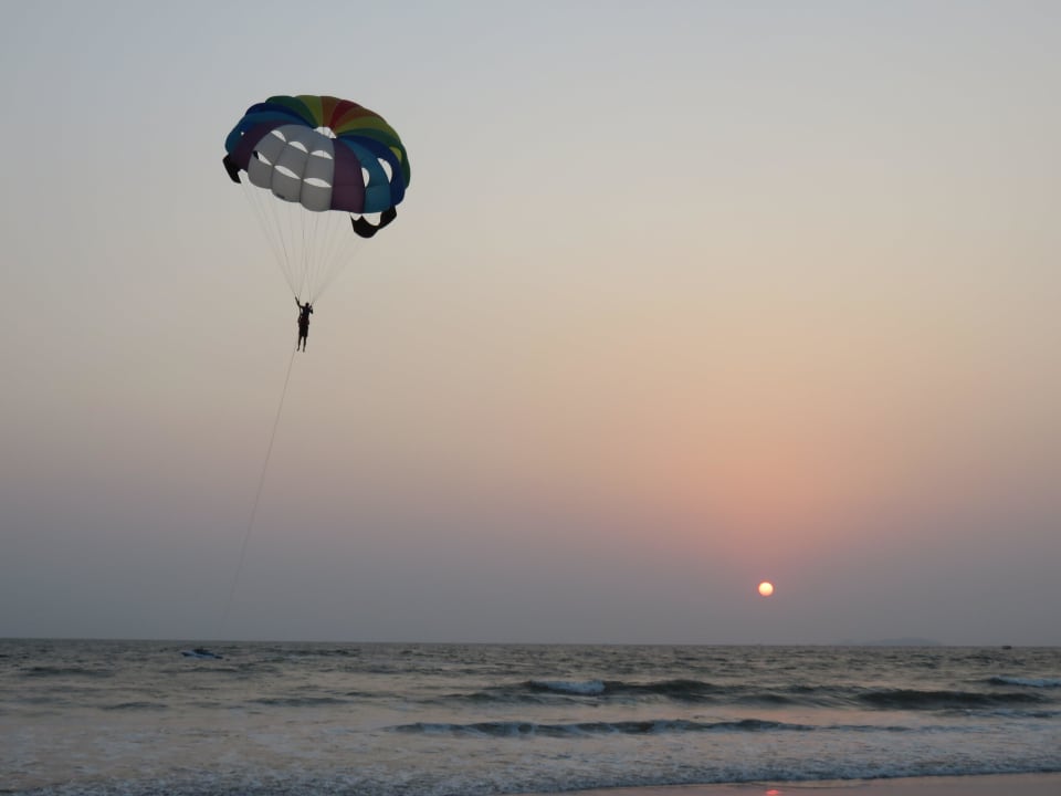Sonnenuntergang Hotel Alila Diwa Goa