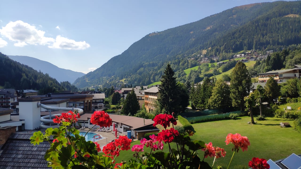 Ausblick Thermenwelt Hotel Pulverer