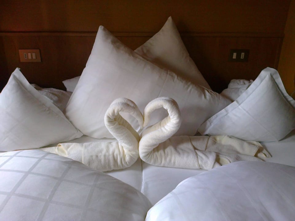 Romantische bedbeleg Hotel Niedermair