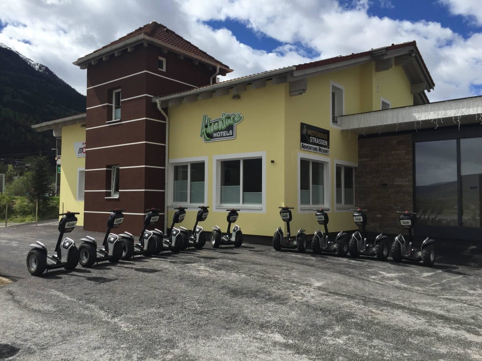 Die Segways  Hotel Wolkensteinbär