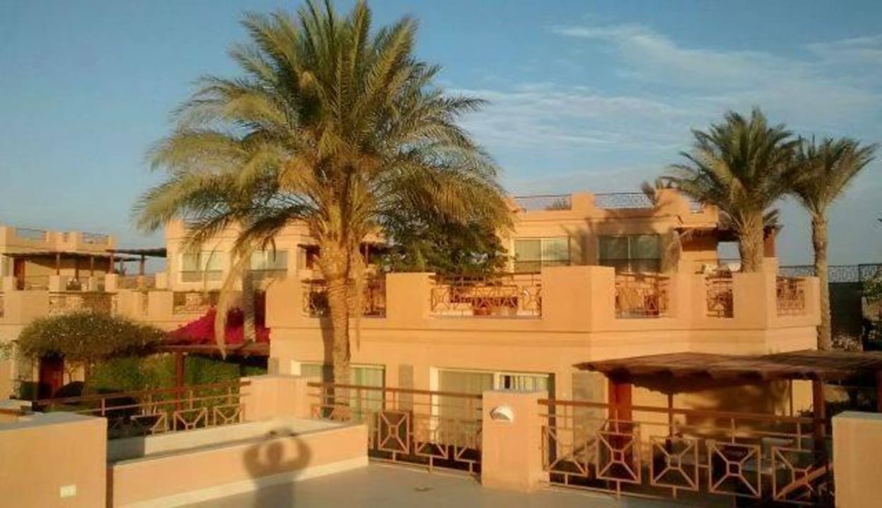 Blick von der Dachterasse auf unseren Bungalow Shams Prestige Abu Soma-Adults Only