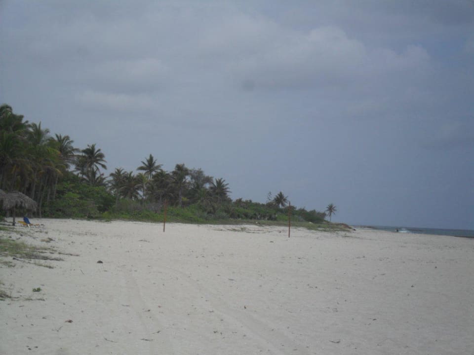 Privatstrand dahinter nette Strandbar Hotel Puntarena Playa Caleta