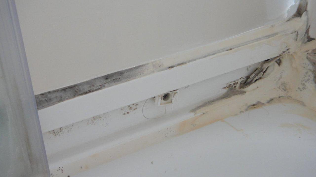 Verschimmelte Dusche Villa Arcadia