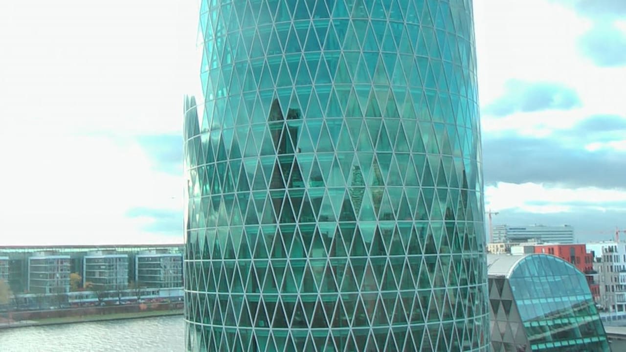 Blick zum Westhafen Hotel Ibis Frankfurt Centrum