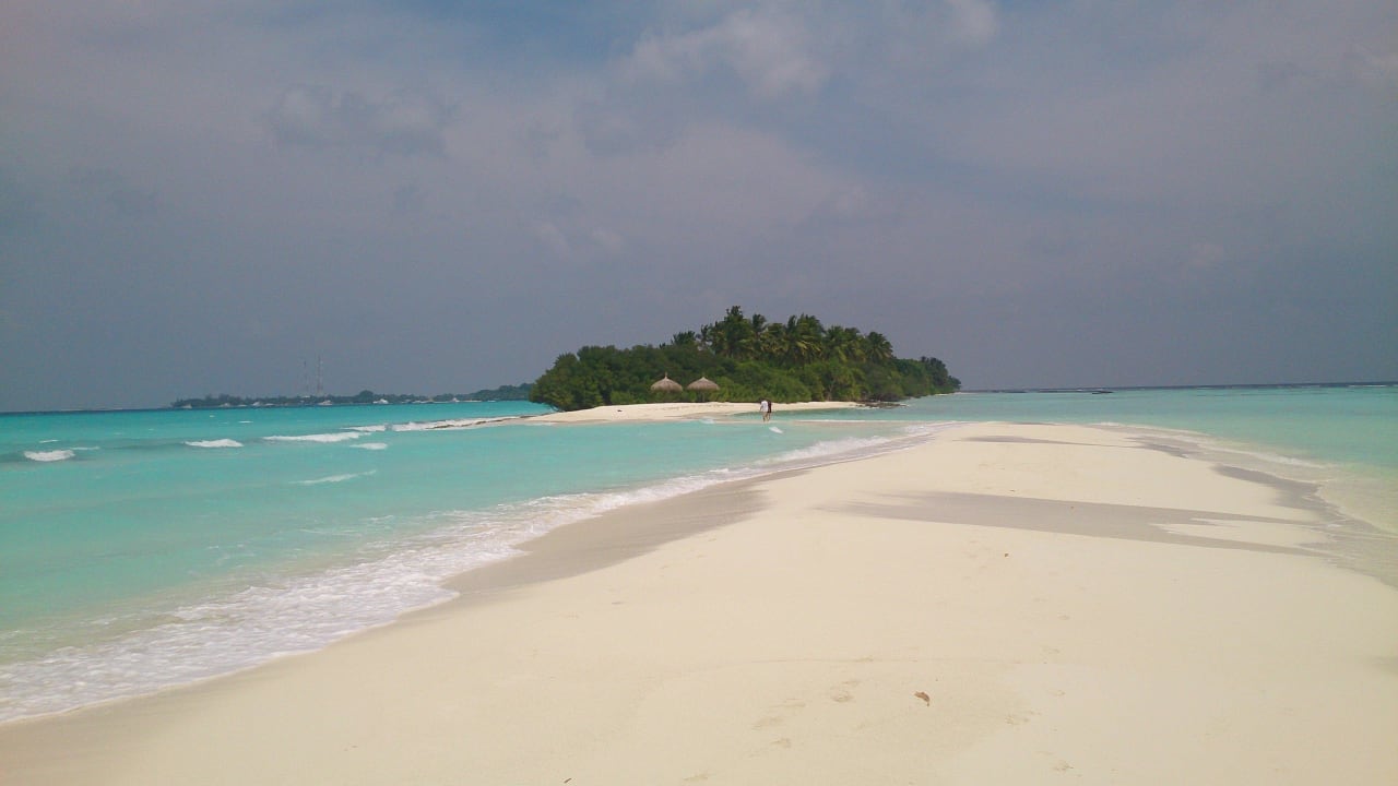 Sandbank  Kuramathi Maldives