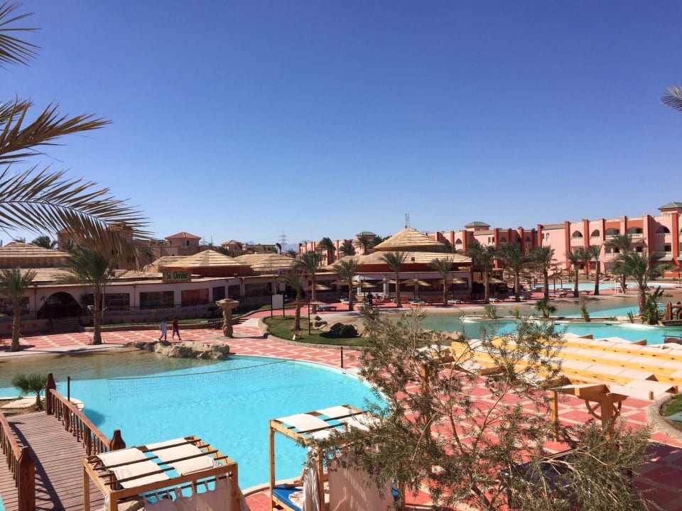 Ausblick von unserem Zimmer Pickalbatros Aqua Vista Resort - Hurghada