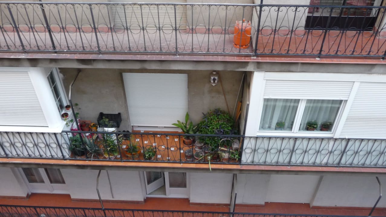 Blick aus dem Zimmer (Lage zur Straße hin) Hotel Anacapri