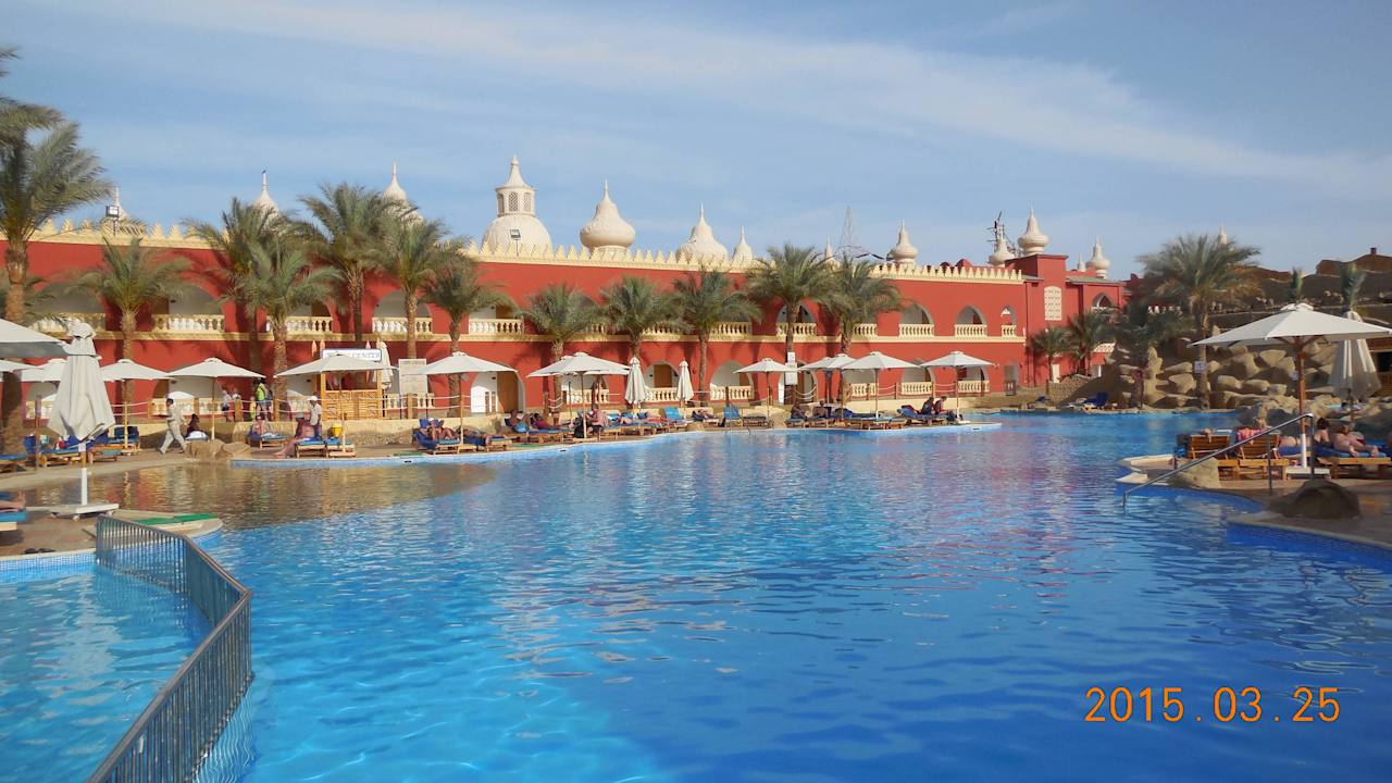 Großer Pool Pickalbatros Alf Leila Wa Leila Resort - Neverland Hurghada