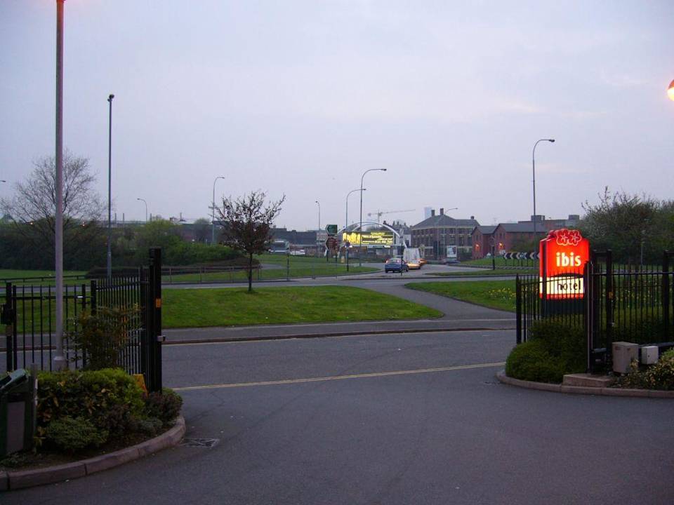 Blick vom Eingang Richtung Innenstadt Hotel Ibis Birmingham Bordesley